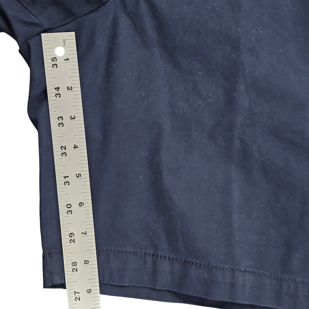 Banana Republic Shorts Mens 38 Navy Lived-In Short Chino Twill Cotton Casual 9" - Picture 6 of 8